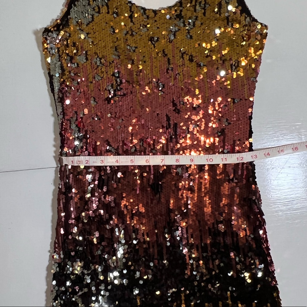 The True Love NWOT Multi Sequin Mini Dress Small - Picture 5 of 9